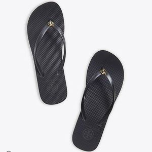 Tory Burch Wedge Flip Flops Size 8